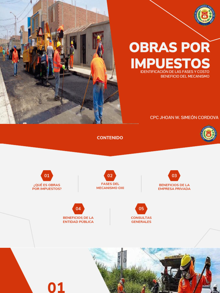 Obras por Impuestos: Fases y Beneficios | PDF | Business | Economias