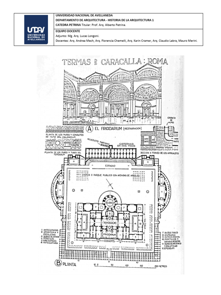 Termas de Caracalla, Roma | PDF