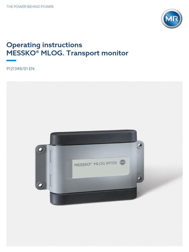 MESSKO® MLOG Operating Instructions | PDF | Electromagnetic ...
