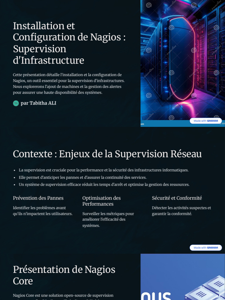 Installation Et Configuration de Nagios Supervision DInfrastructure | PDF