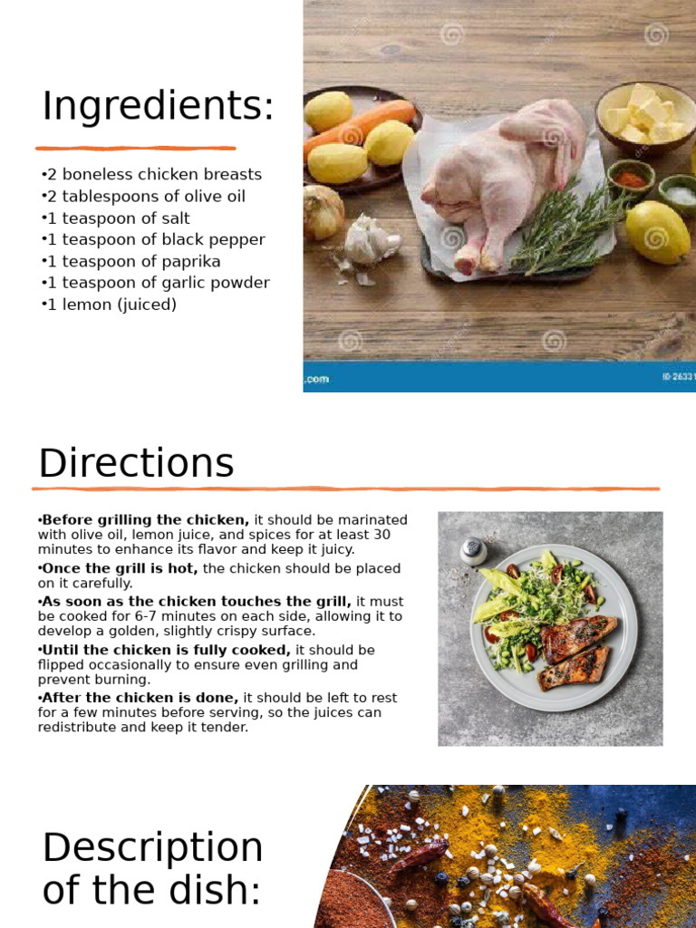 Grilled Chicken Recipe 2 | PDF