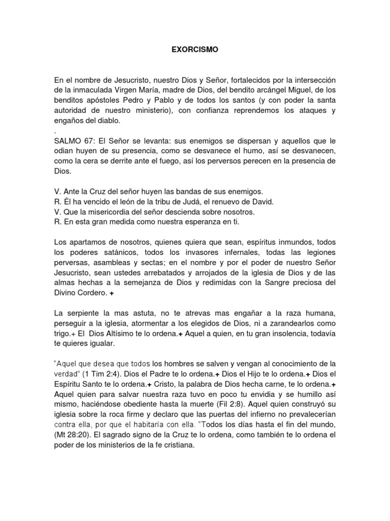 Oración para Dominar a Esposo | PDF