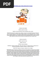 Atividades para a faixa etária de 0 a 3 anos