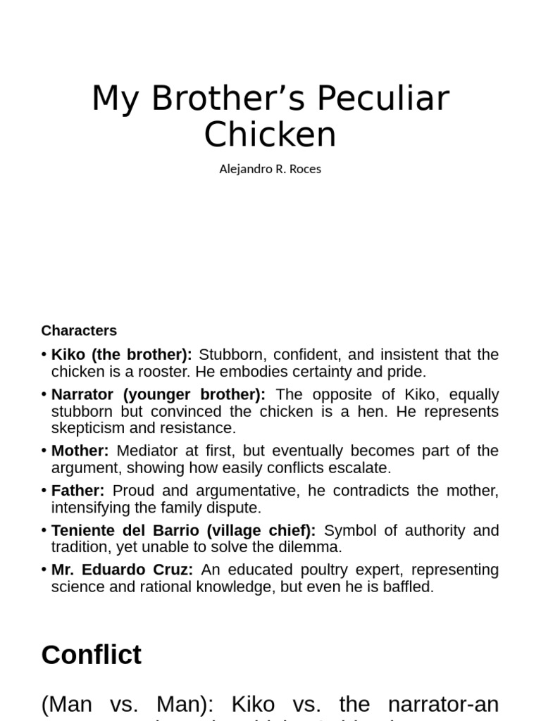 My Brother's Peculiar Chicken | PDF | Epistemology