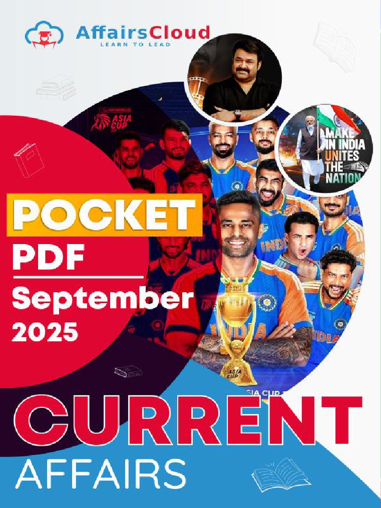 September 2025 Current Affairs Summary | PDF | Government Of India