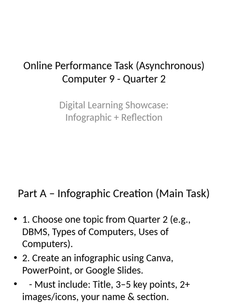 Computer9 Q2 OnlineAssessment | PDF