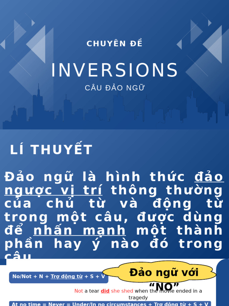 Understanding Inversions in English Grammar | PDF