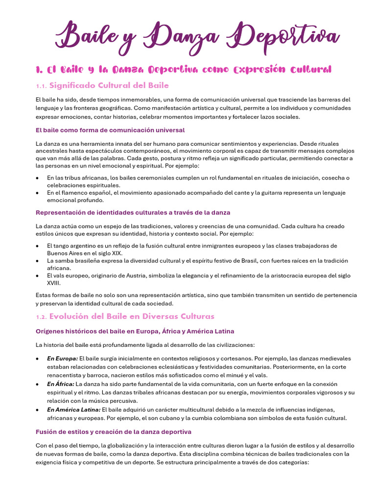 ESTRELLA - Baile y Danza Deportiva | PDF | Bailes | Baile de salón