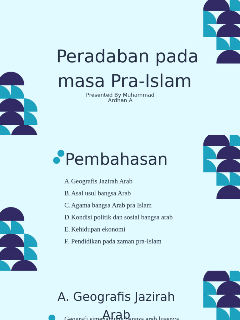 Bangsa Arab Pra-Islam | PDF