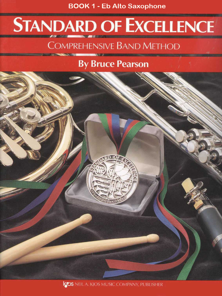 Standard of Excellence: Alto Sax Book 1 | PDF | Saxophone | Woodwind ...