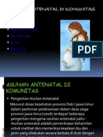 Asuhan Antenatal Di Komunitas