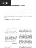 Heideger e a Modernidade