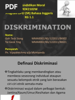 Download diskriminasi by cheekinglai SN92915456 doc pdf