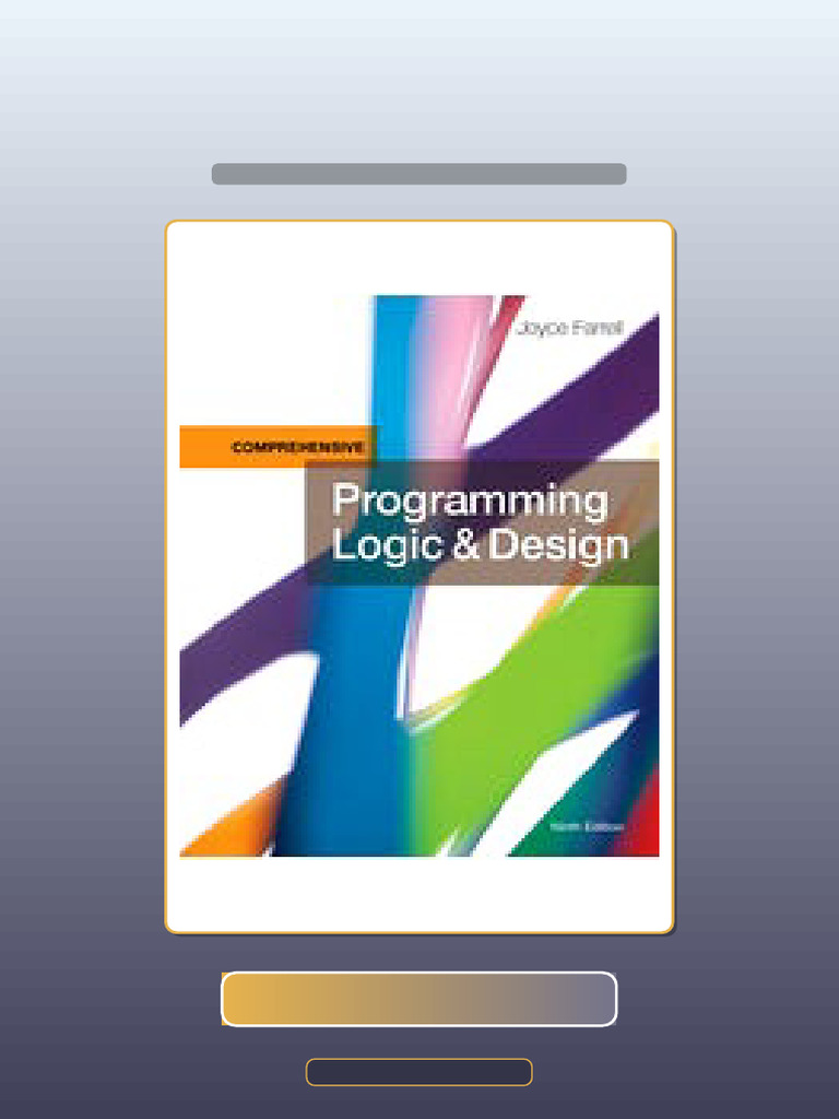 Programming Logic Design Comprehensive 9th Edition Full Version | PDF ...