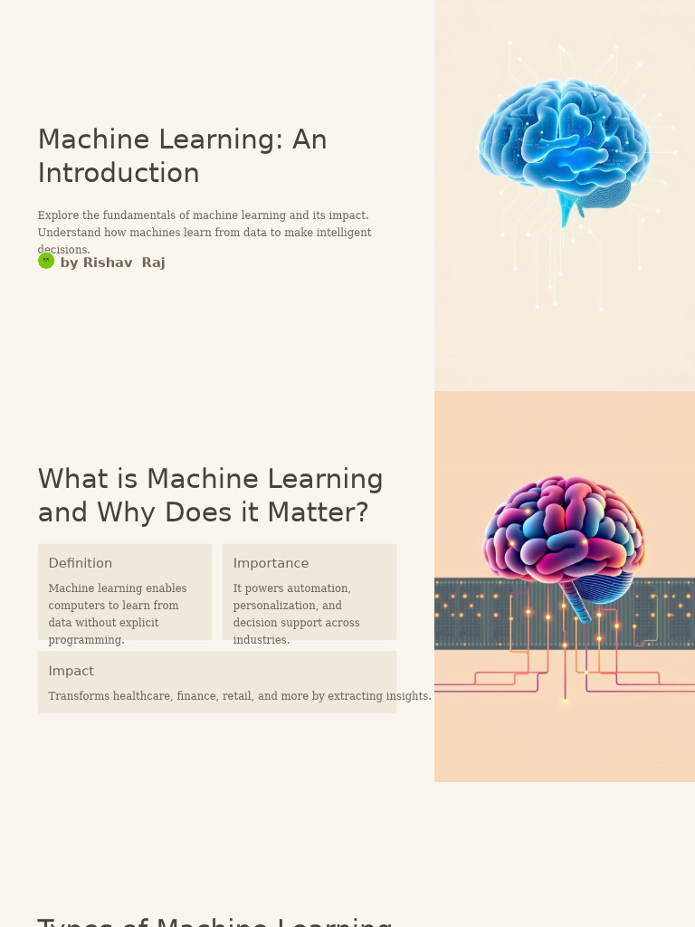 Machine Learning Fundamentals and Impact | PDF | Machine Learning ...