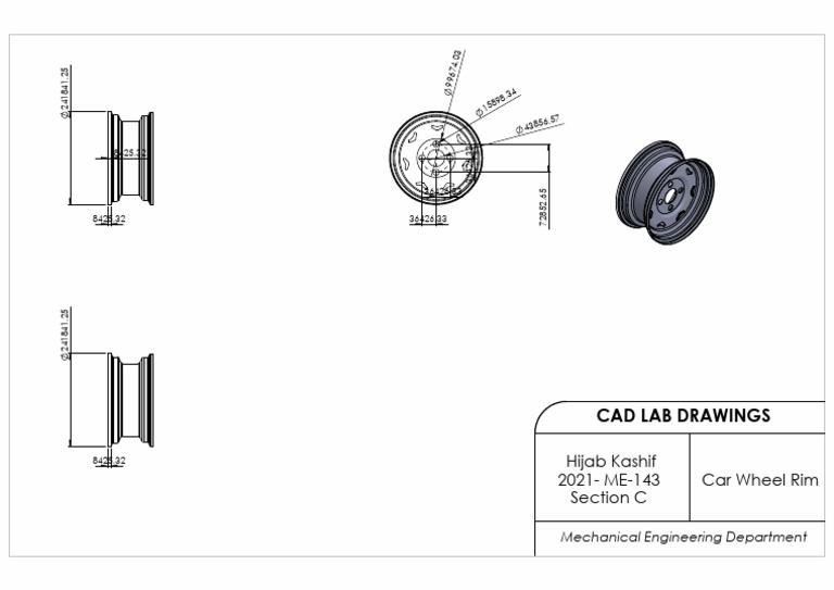 Car Wheel Rim | PDF