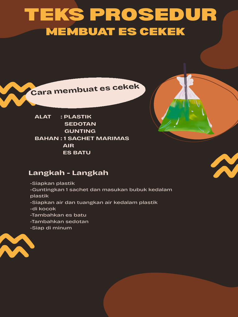 Cara Membuat Es Cekek Marimas | PDF