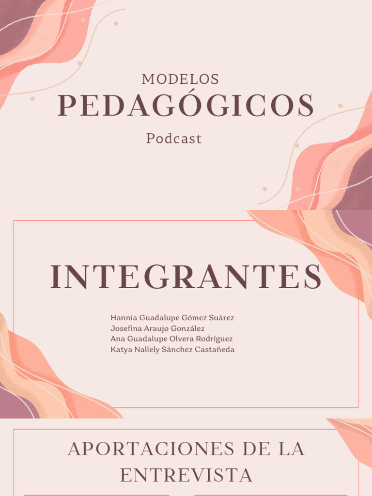 Modelos Pedagógicos en la Educación Actual | PDF | Enseñando | Aprendizaje