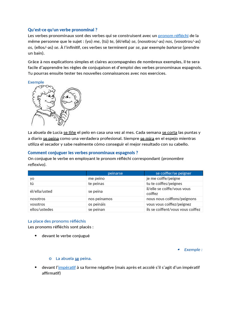 conjugaison-des-verbes-pronominaux-espagnols-pdf-verbe-grammaire