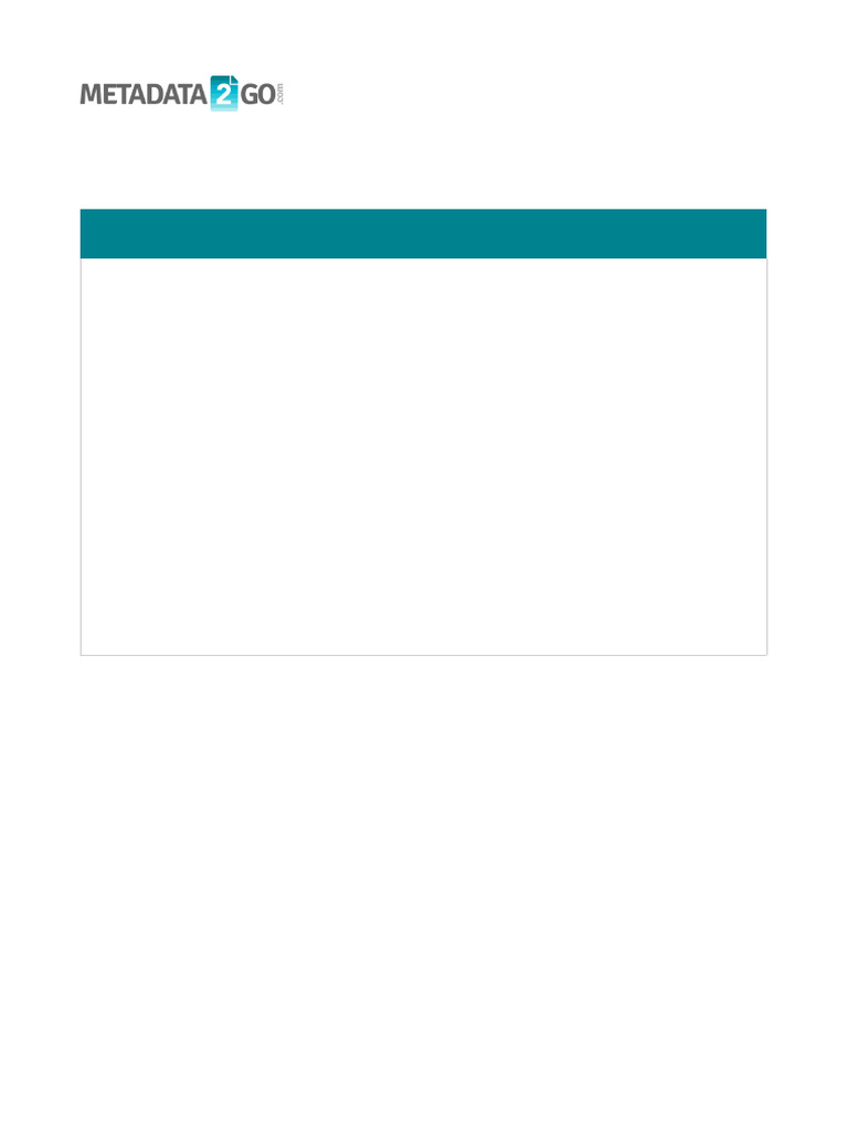 Metadata for Image0-12 Analysis | PDF | Toe