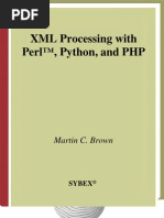 XML Processing With Perl, Python, and PHP