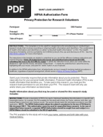 HIPAA Authorization Form