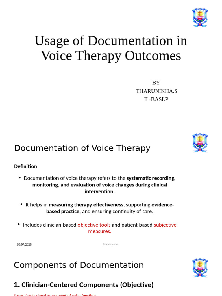 Voice Therapy Documentation Impact | PDF | Human Voice | Human Throat