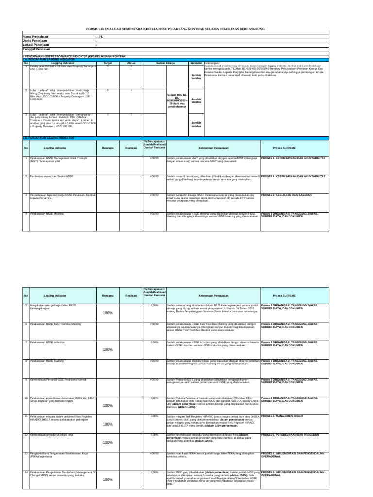 05 - R10 - Kpi - Form | PDF