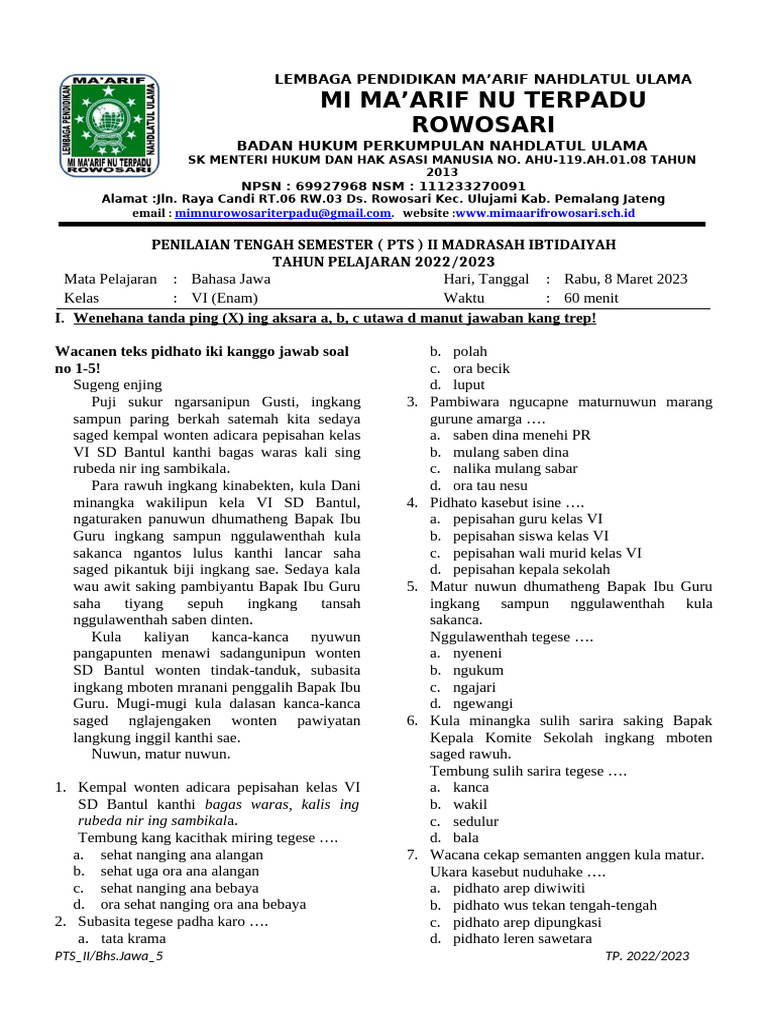 PTS II BJ - 6 New | PDF
