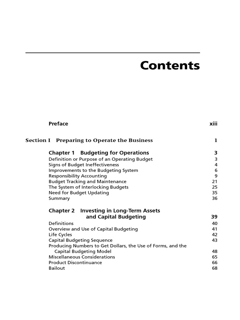Business Budgeting and Financial Management | PDF | Stocks | Equity ...