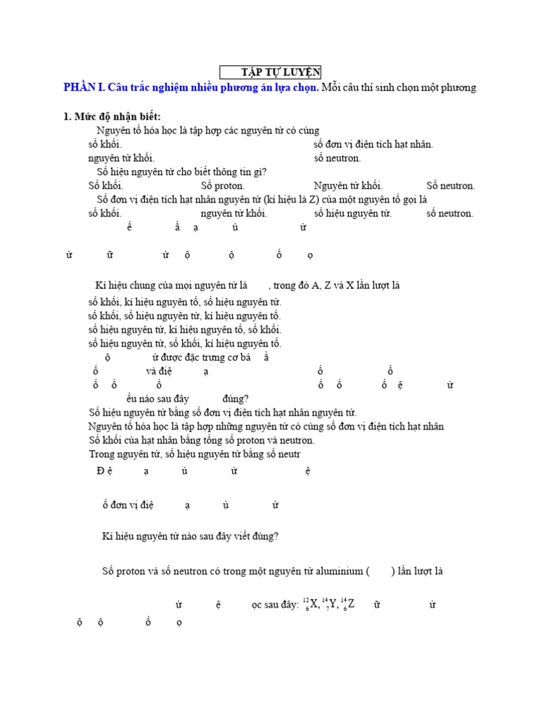 Bài Tập Tự Luyện k10 Bài 2 | PDF