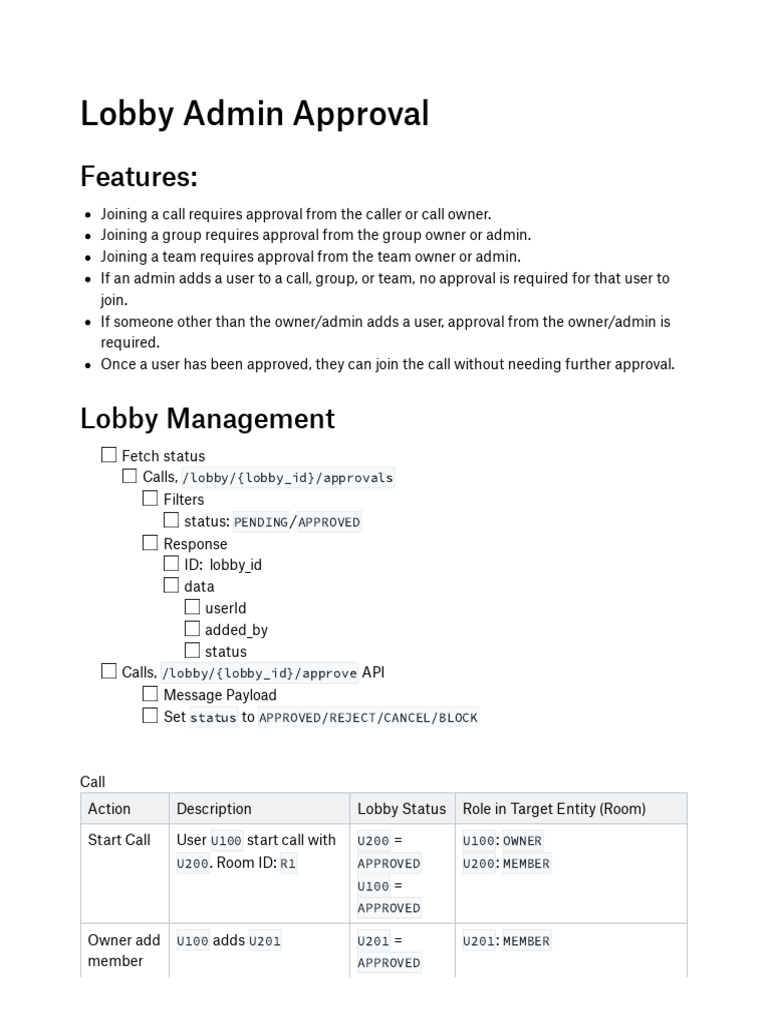 Lobby Admin Approval | PDF | Software Engineering | Software