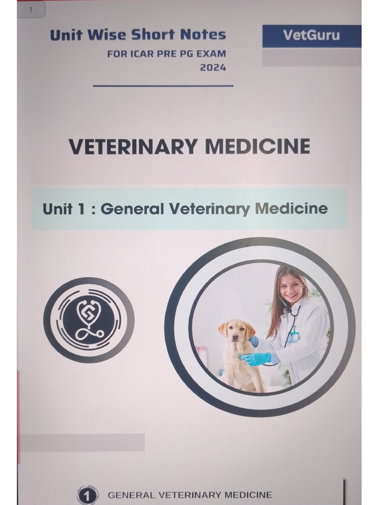 General Veterinary Medicine ? | PDF