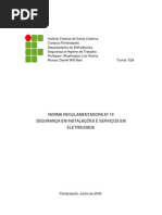 NR nº 10 - comentada