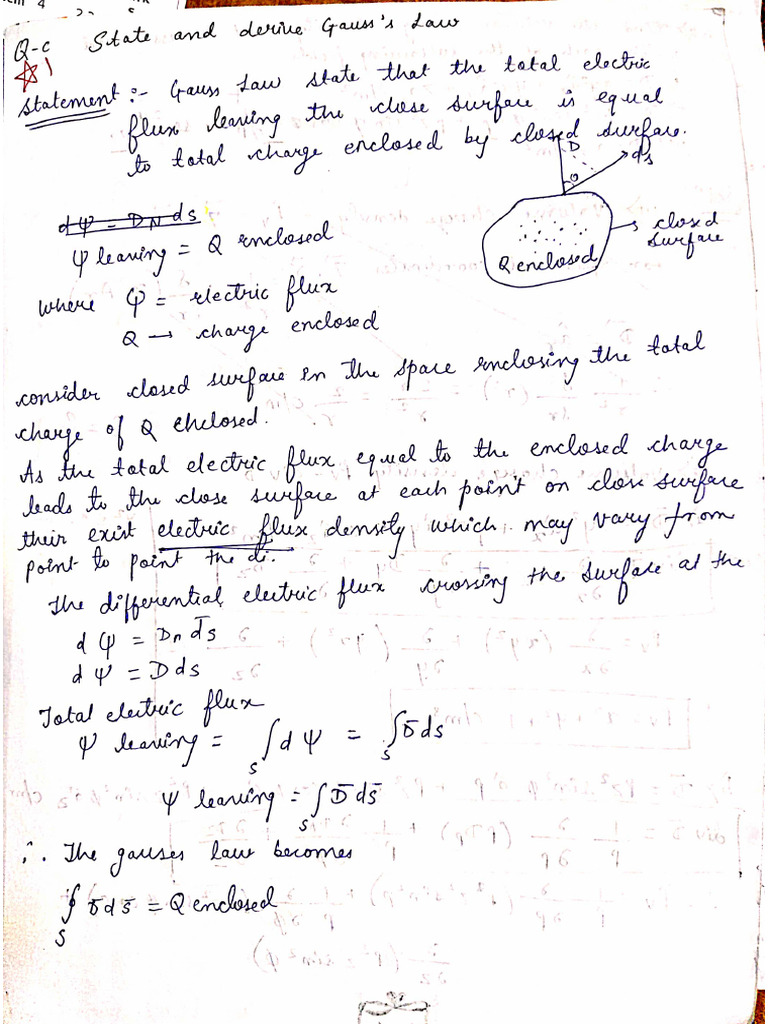 Emw Theorems Unit 1 To 5 | PDF