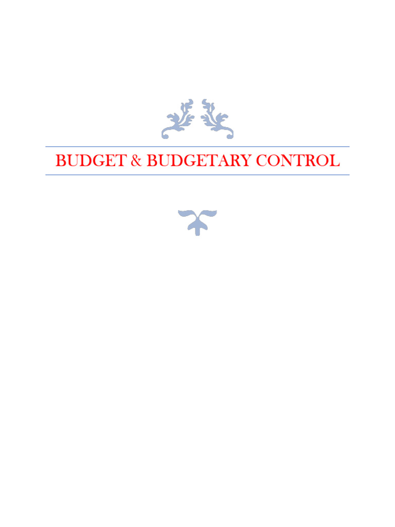 Budgeting and Profit Planning Guide | PDF | Budget | Inventory