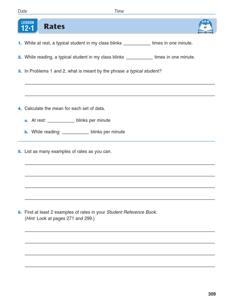 Student Rate Calculations and Examples | PDF | Pound (Mass)