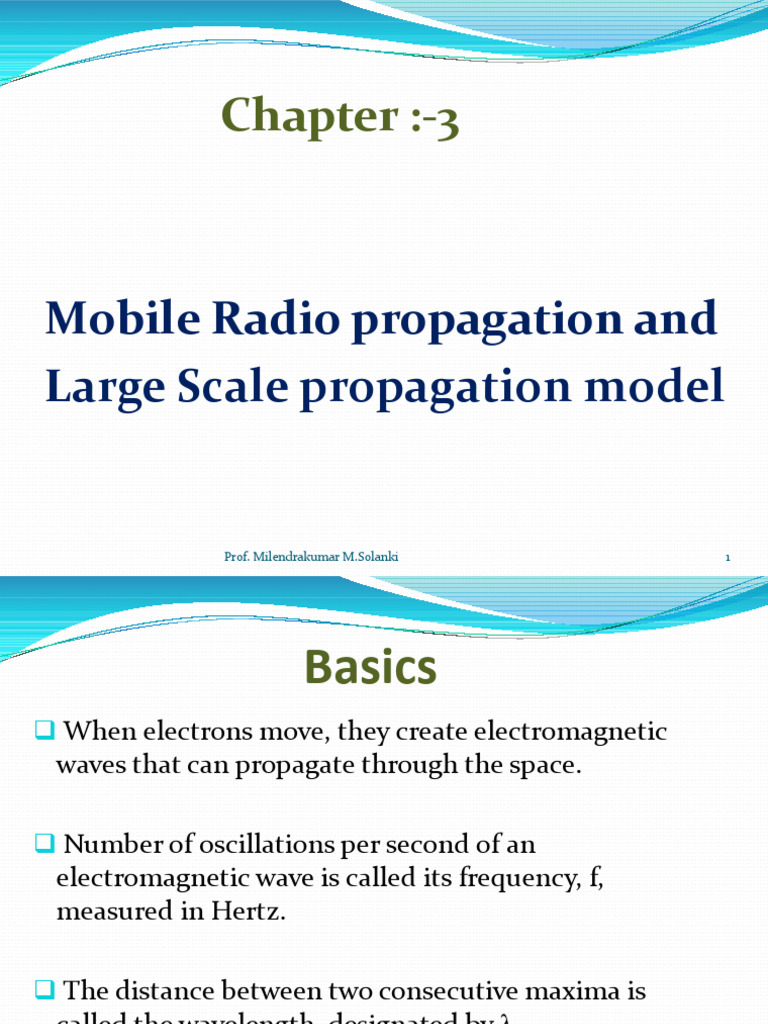 Mobile Radio Propagation Models Explained | PDF | Radio | Waves