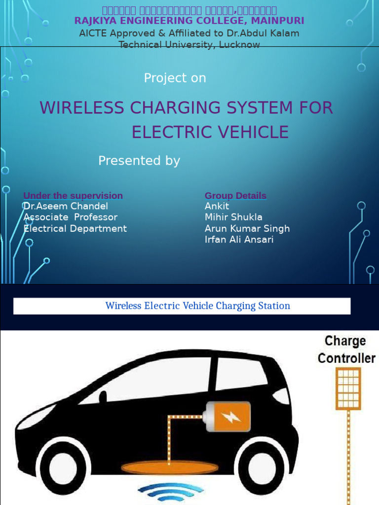 of Wireless Vehicle Charging Station Project | PDF | Resistor | Relay