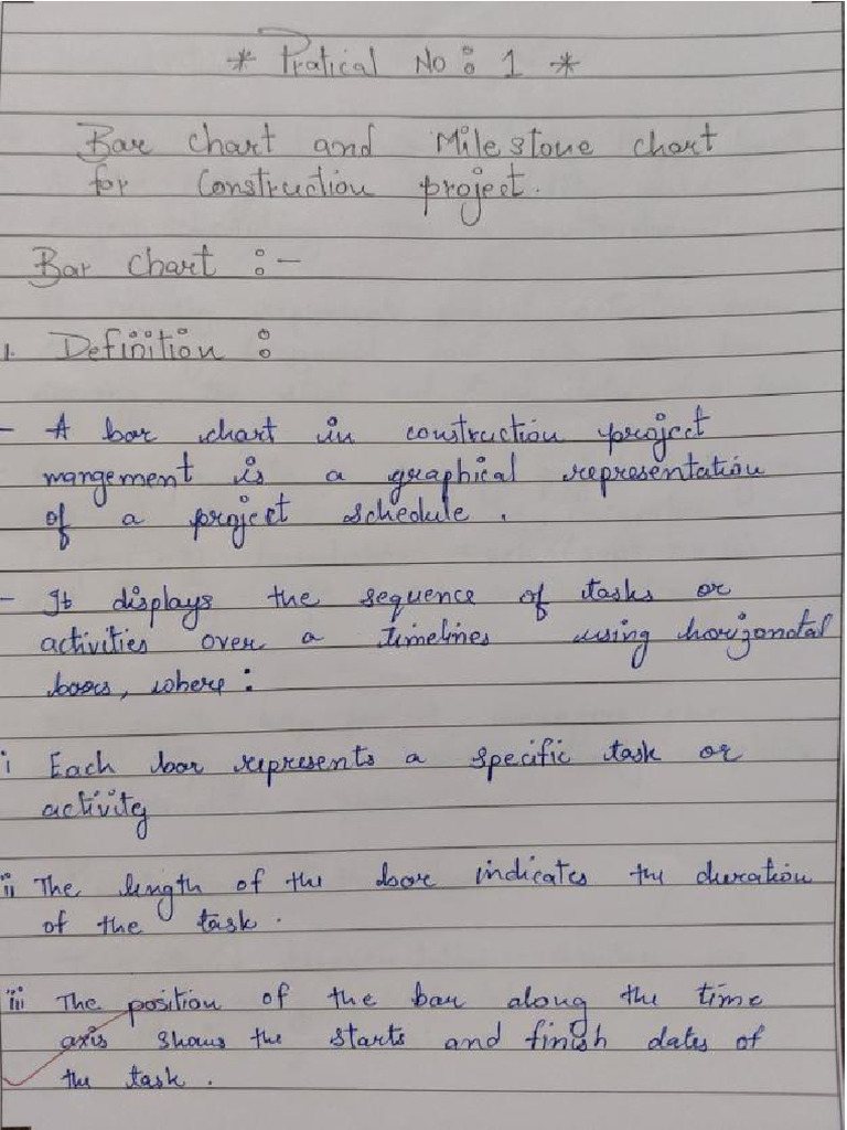 CPM Practical 1 | PDF
