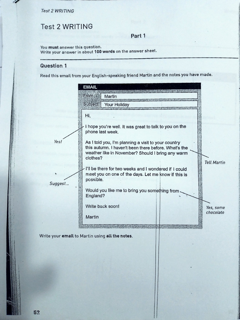 Email Writing Task for English Learners | PDF