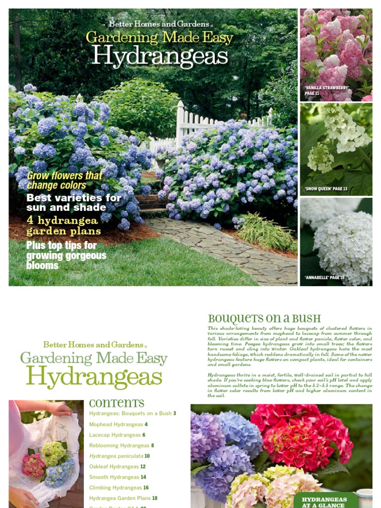 Gardening Made Easy Hydrangeas Ebook | PDF | Environmental Design ...