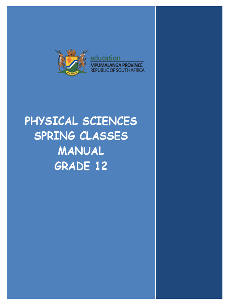 2025 Physical Sciences Spring Classes Manual( Final ) | PDF ...