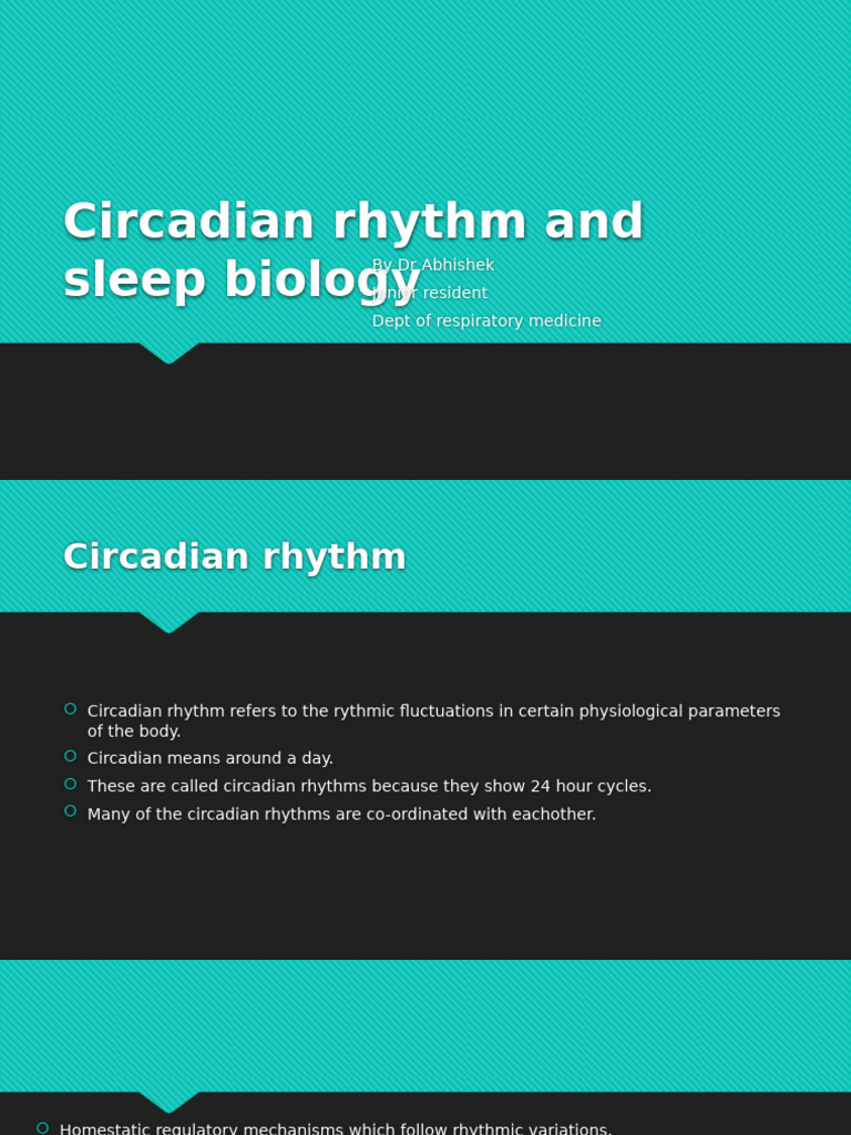 Circadian Rhythm and Sleep Biology | PDF | Circadian Rhythm | Sleep