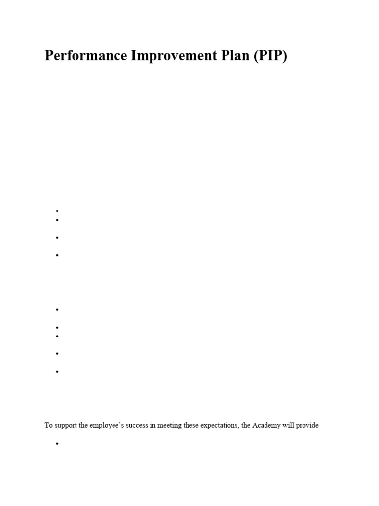 Teacher Performance Improvement Plan | PDF | Teachers
