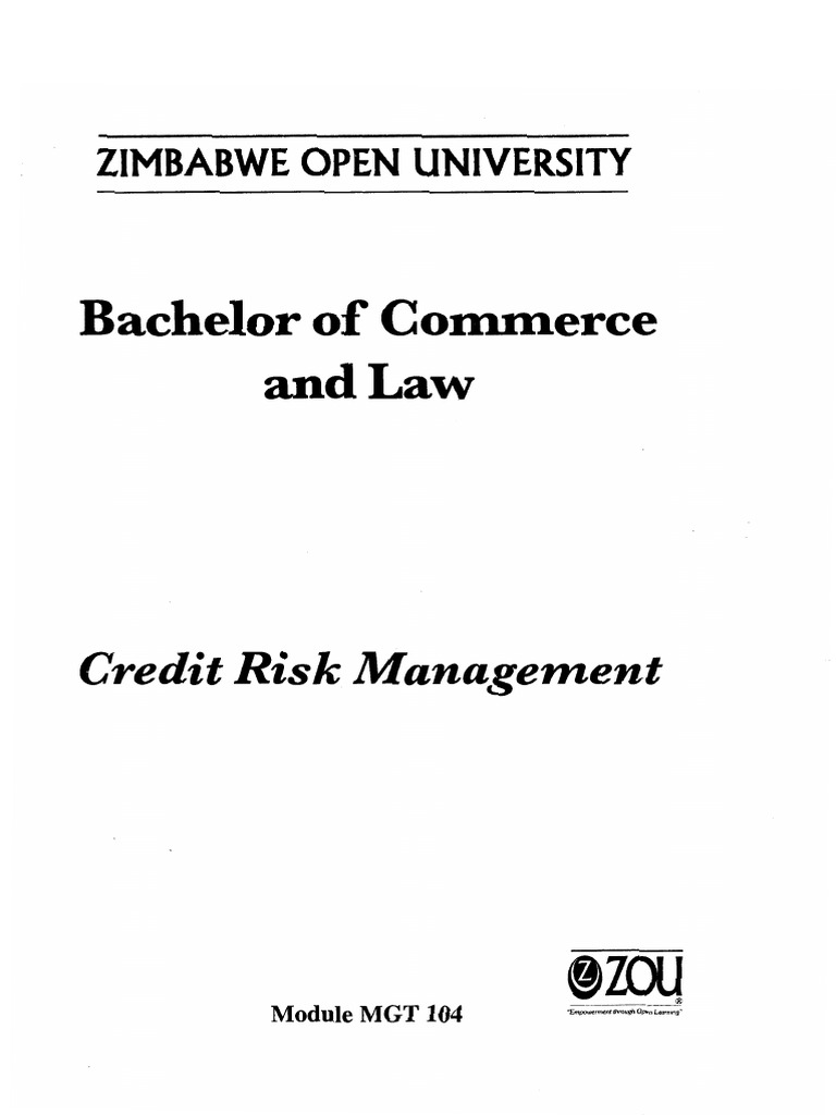 Credit Risk Management Printable | PDF