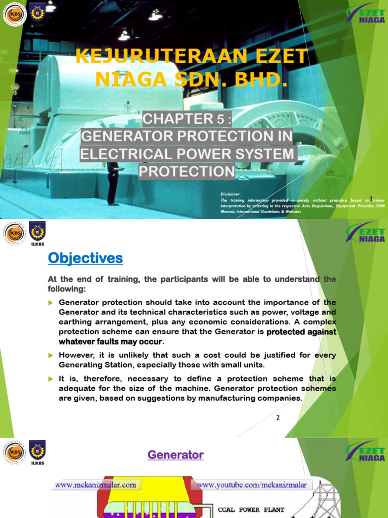 Generator Differential Protection Overview | PDF | Electric Generator ...