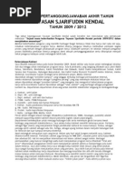 Download Laporan Pertanggungjawaban Akhir Tahun by Smp Dua Patebon Kendal SN92929010 doc pdf