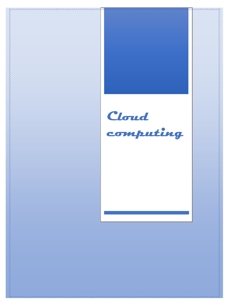 Avantages et types du Cloud Computing | PDF | Cloud computing | Amazon ...