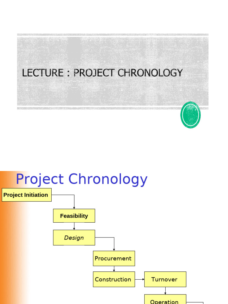 Lecture # 4 - Project Chronology | PDF | Project Management ...